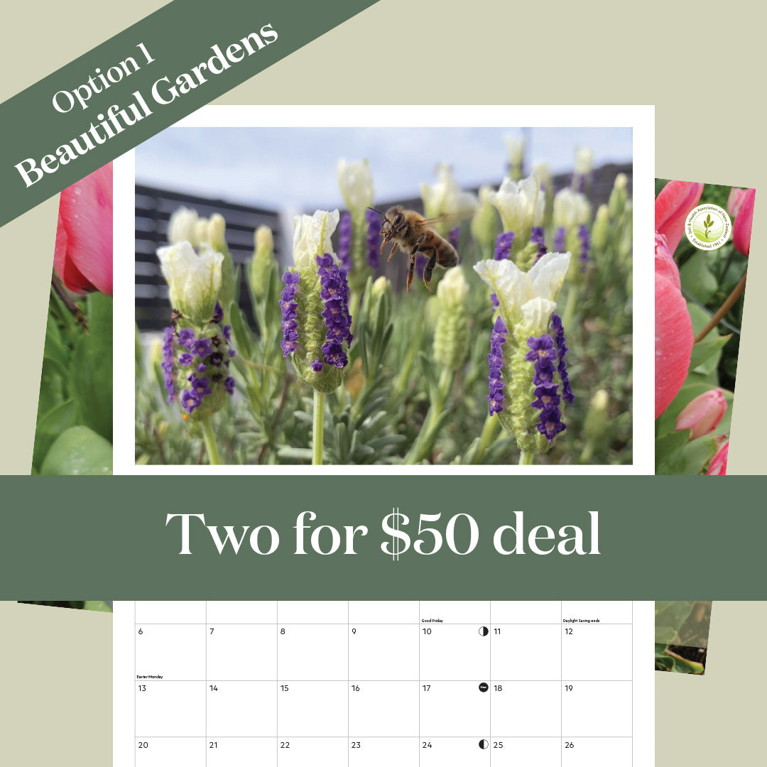 Two for $50 - Beautiful Gardens Calendar 2026